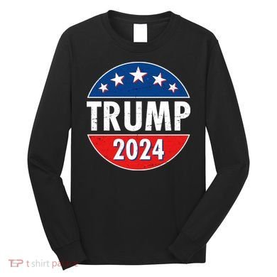 Trump 2024 Election Emblem Long Sleeve Shirt