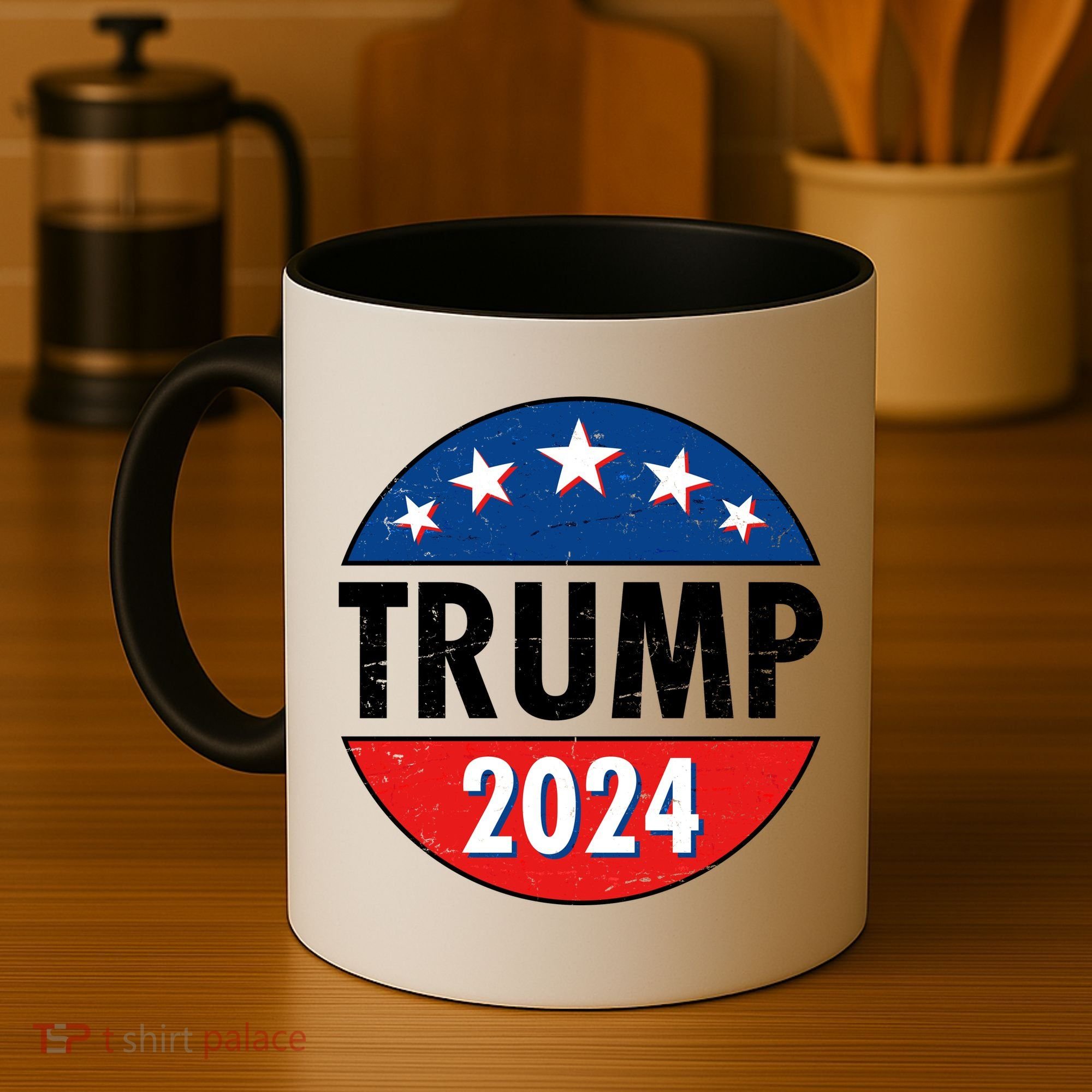 Trump 2024 Election Emblem Coffee Mug