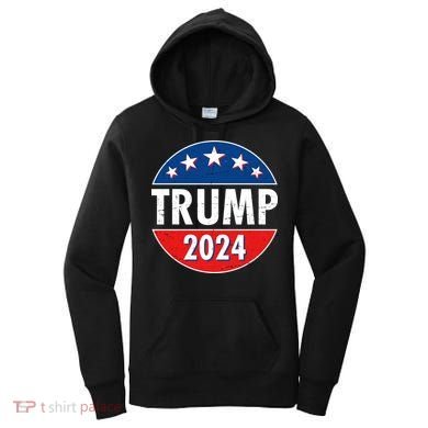 Trump 2024 Election Emblem Women's Hoodie