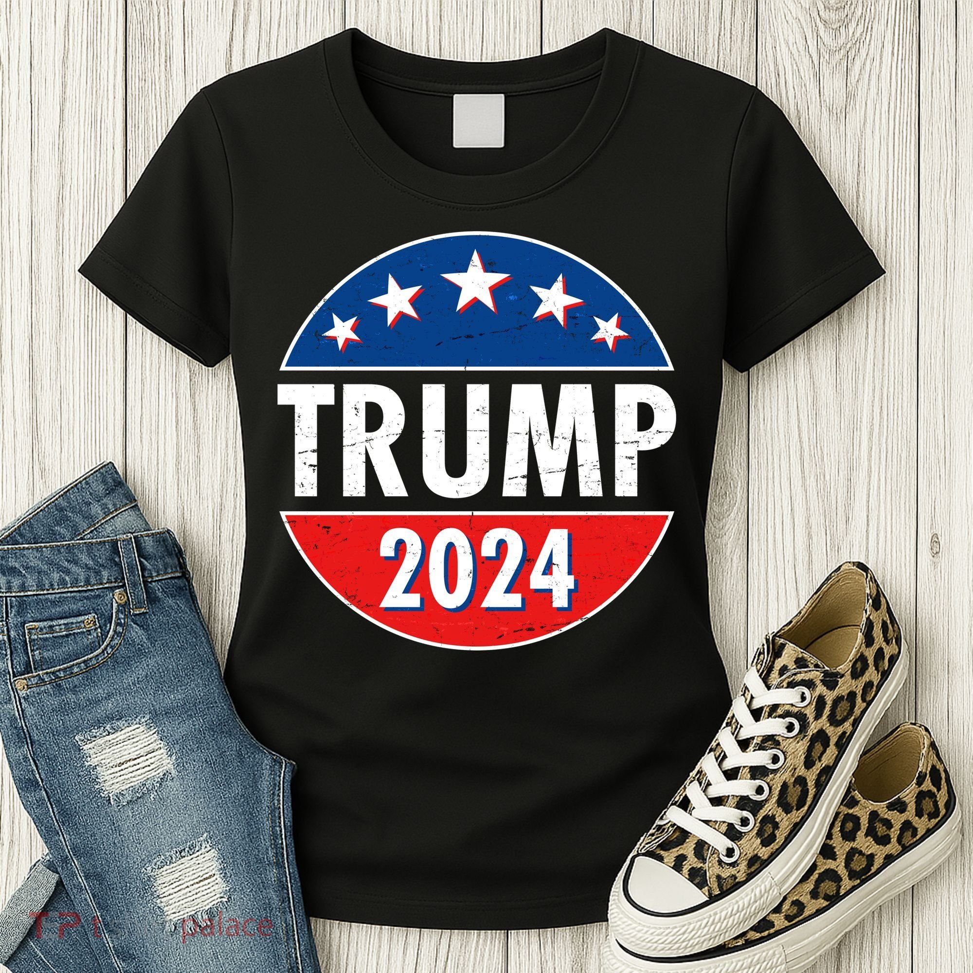 Trump 2024 Election Emblem Women's T-Shirt
