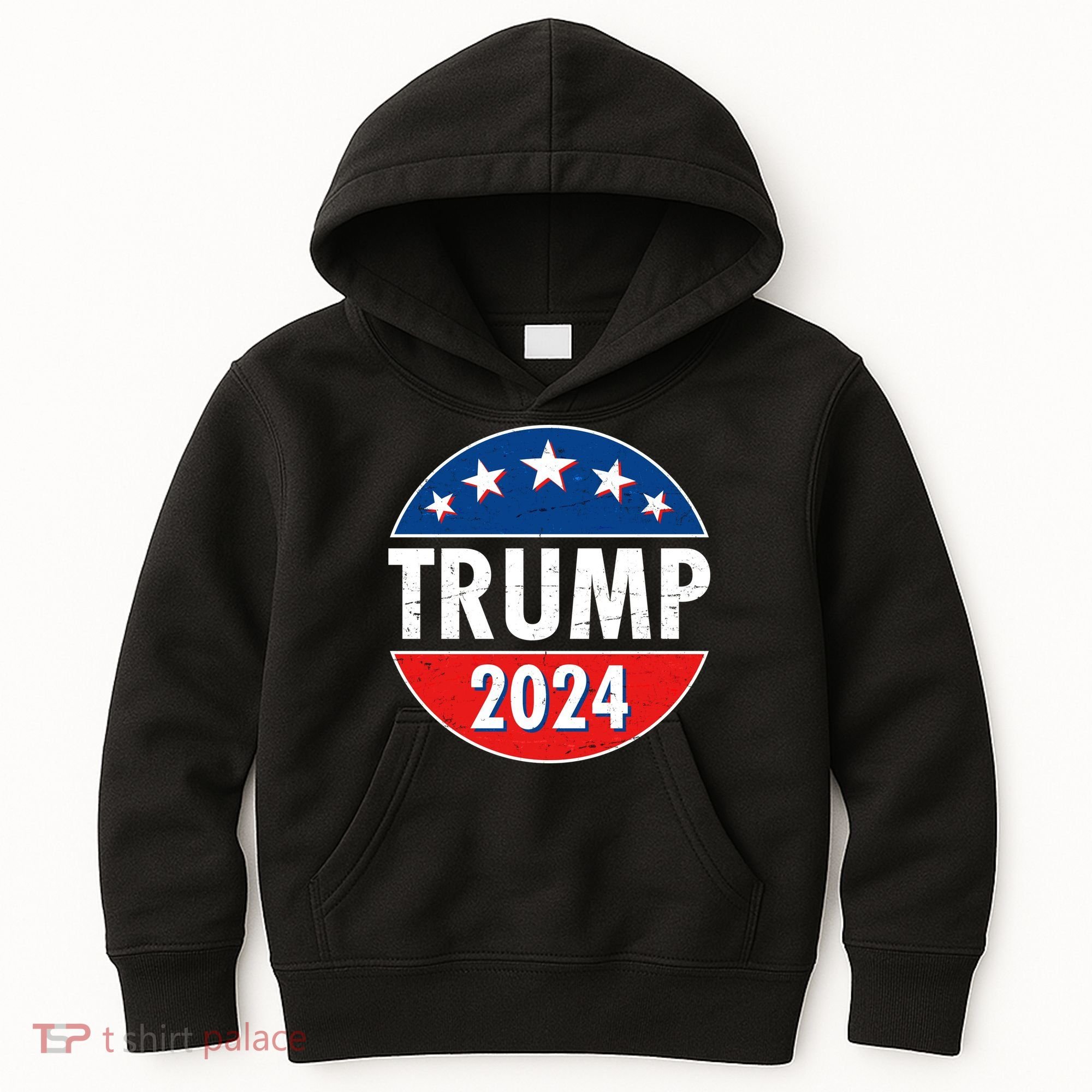 Trump 2024 Election Emblem Kids Hoodie