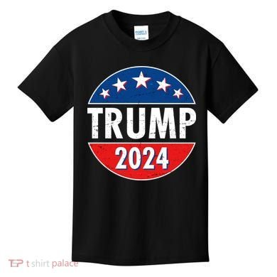 Trump 2024 Election Emblem Kids T-Shirt