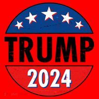 Trump 2024 Election Emblem Santa Hat thumb 1