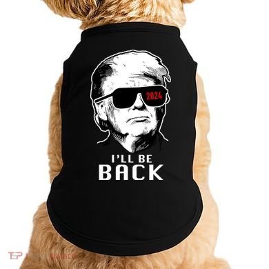 Trump 2024 I'll Be Back Doggie Tank