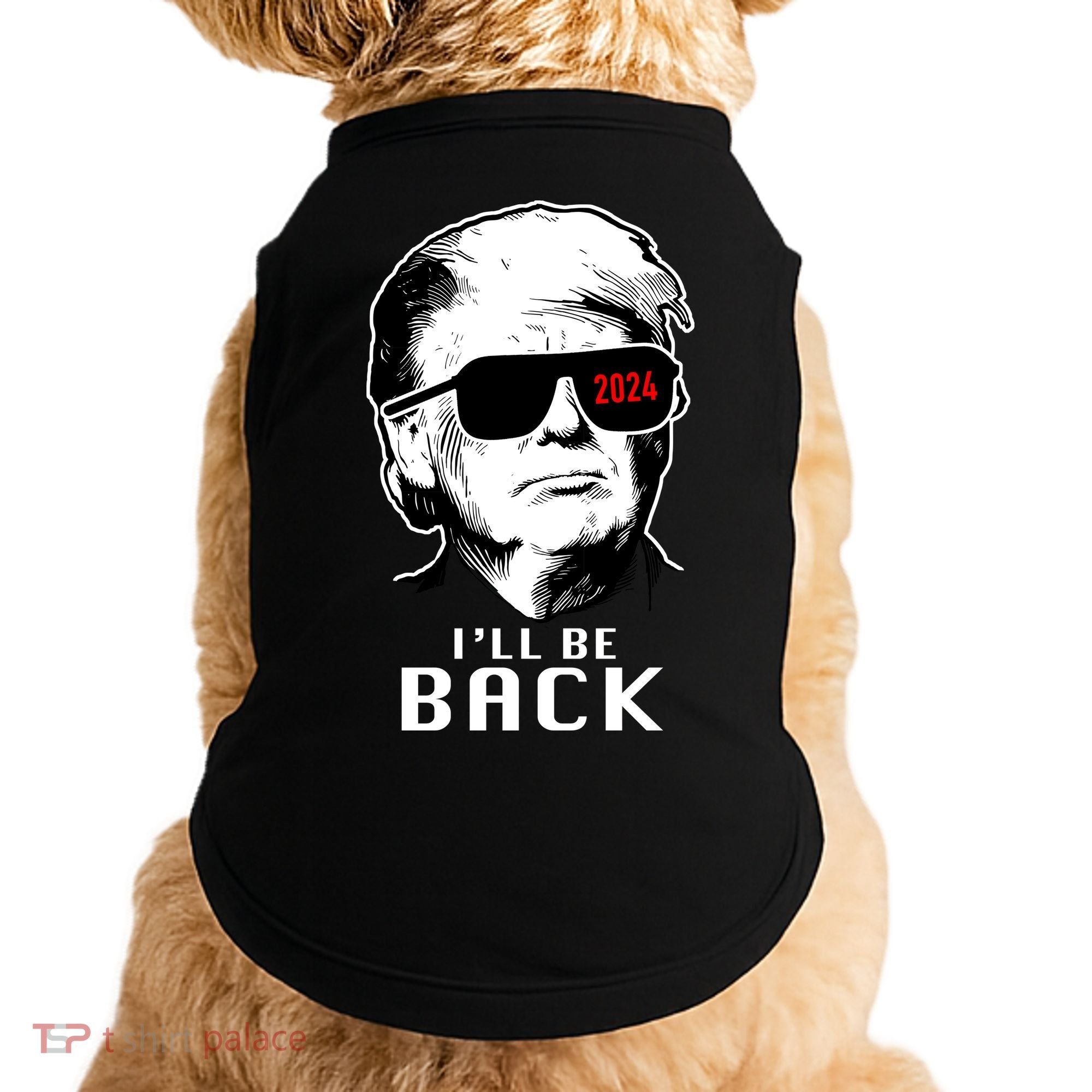 Trump 2024 I'll Be Back Doggie Tank