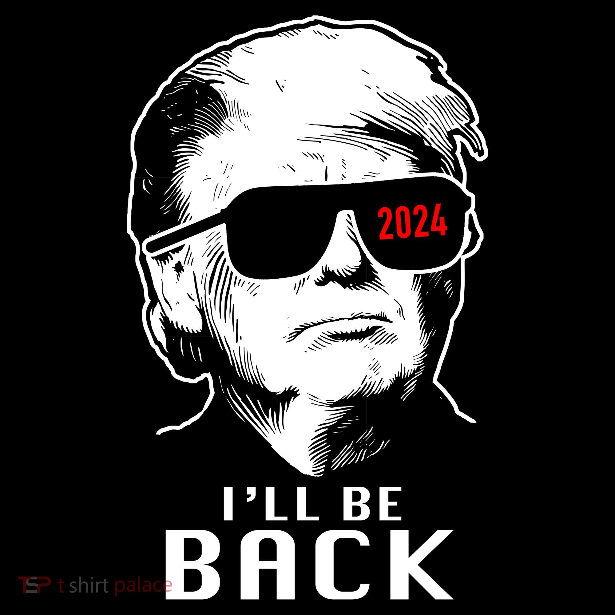 Trump 2024 I'll Be Back Coaster