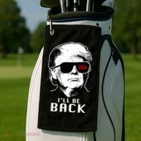 Trump 2024 I'll Be Back Golf Towel thumb 2