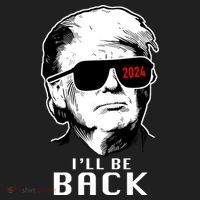 Trump 2024 I'll Be Back Golf Towel thumb 3