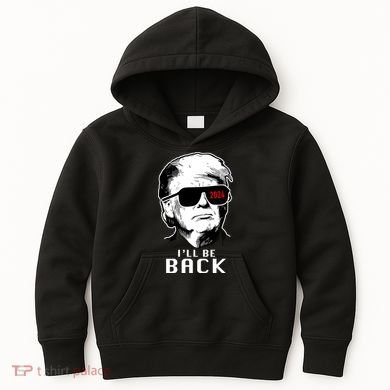 Trump 2024 I'll Be Back Kids Hoodie