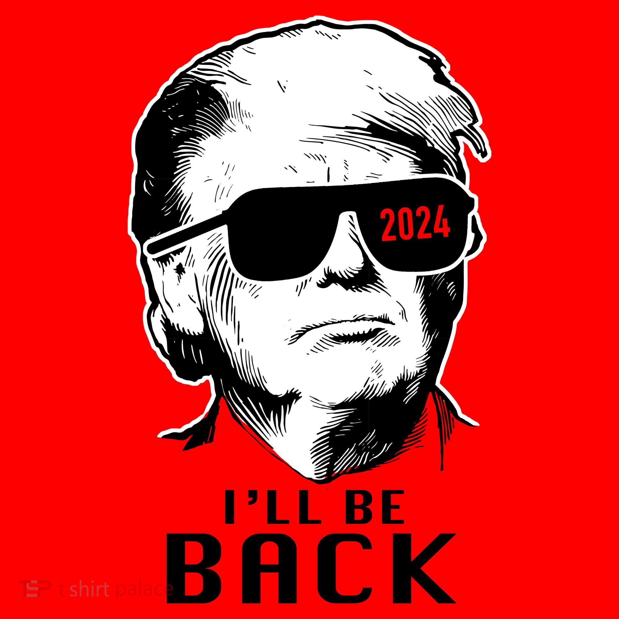 Trump 2024 I'll Be Back Santa Hat