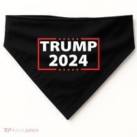 Trump 2024 Logo USA-Made Doggie Bandana thumb 0