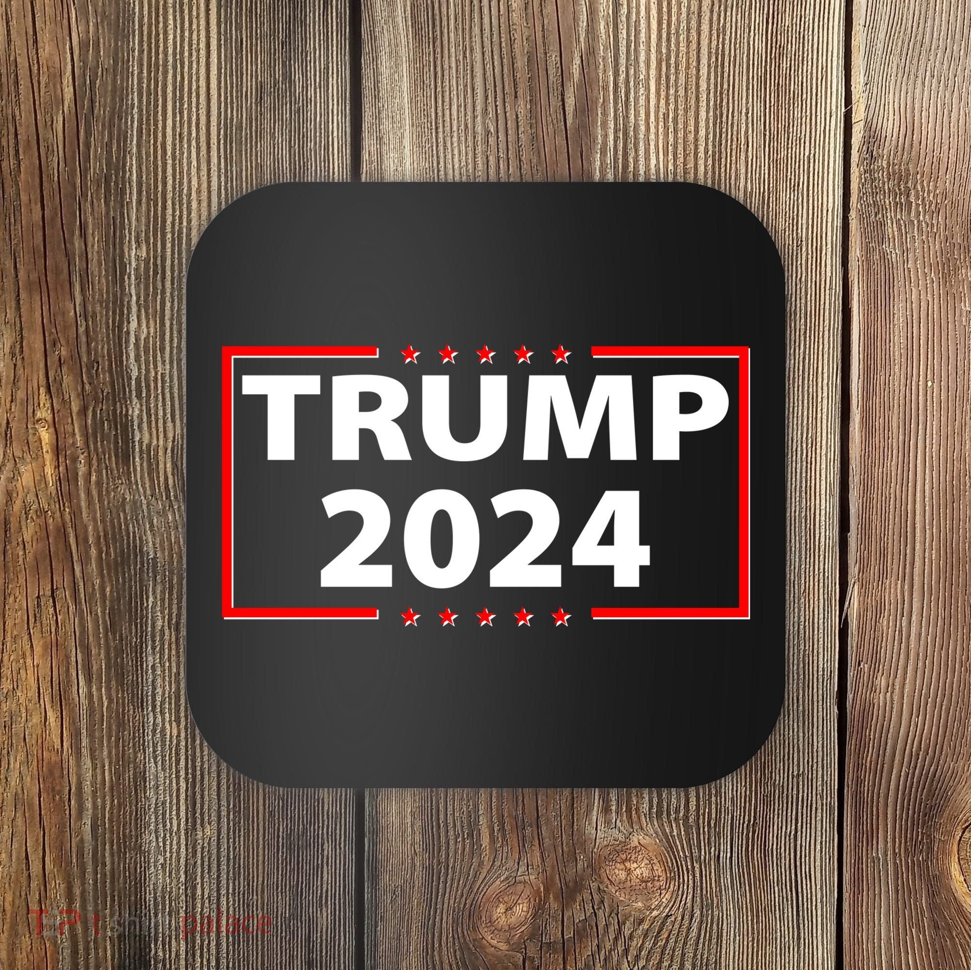Trump 2024 Logo Coaster