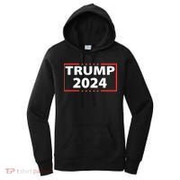 Trump 2024 Logo Women's Hoodie thumb 0