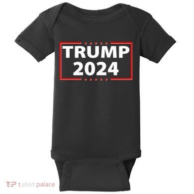 Trump 2024 Logo Baby Bodysuit