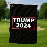 Trump 2024 Logo Golf Towel thumb 1