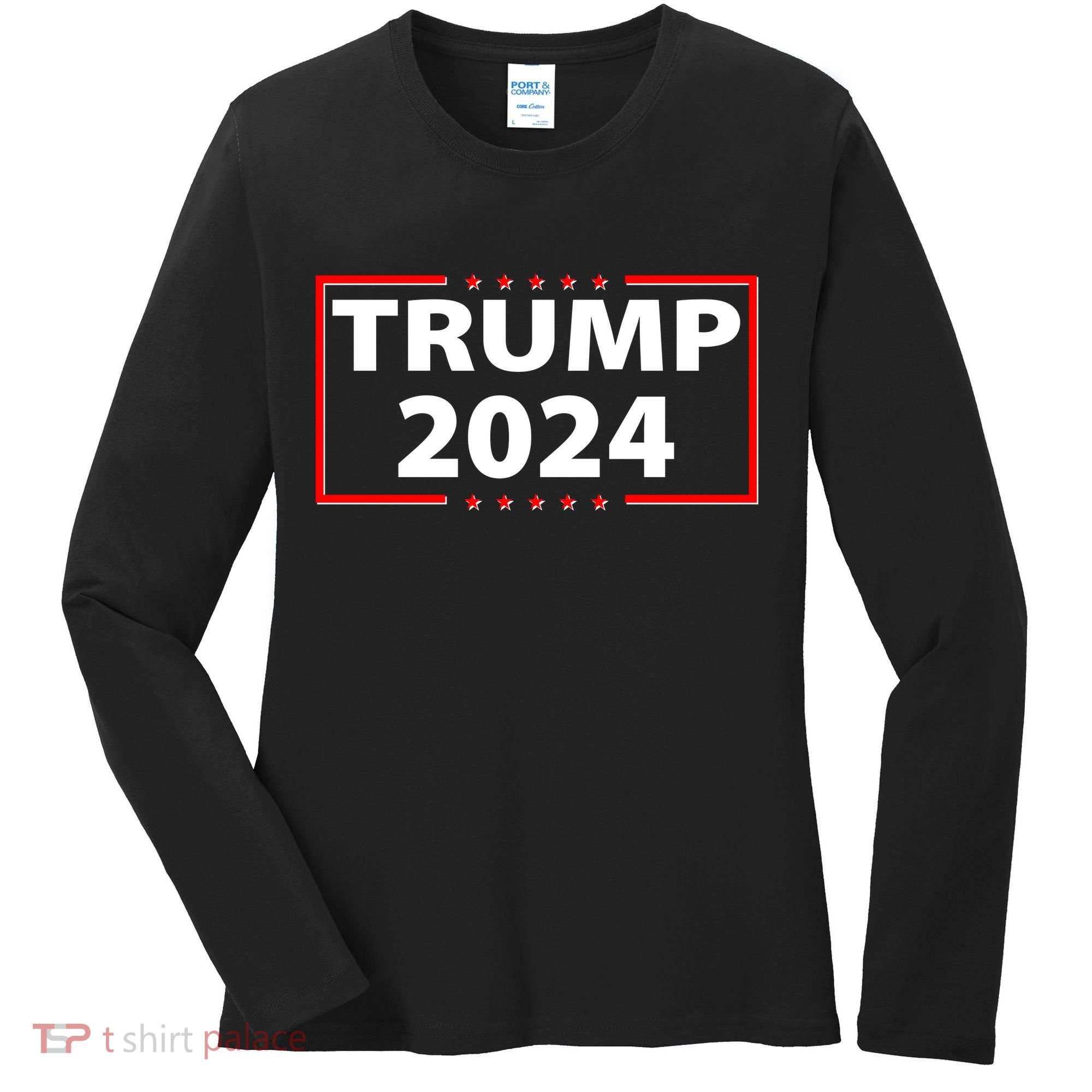 Trump 2024 Logo Women's Long Sleeve Shirt