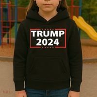Trump 2024 Logo Kids Hoodie thumb 3