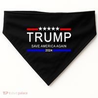 Trump 2024 Save America USA-Made Doggie Bandana thumb 0