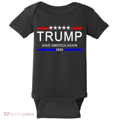 Trump 2024 Save America Baby Bodysuit