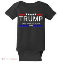 Trump 2024 Save America Baby Bodysuit thumb 0