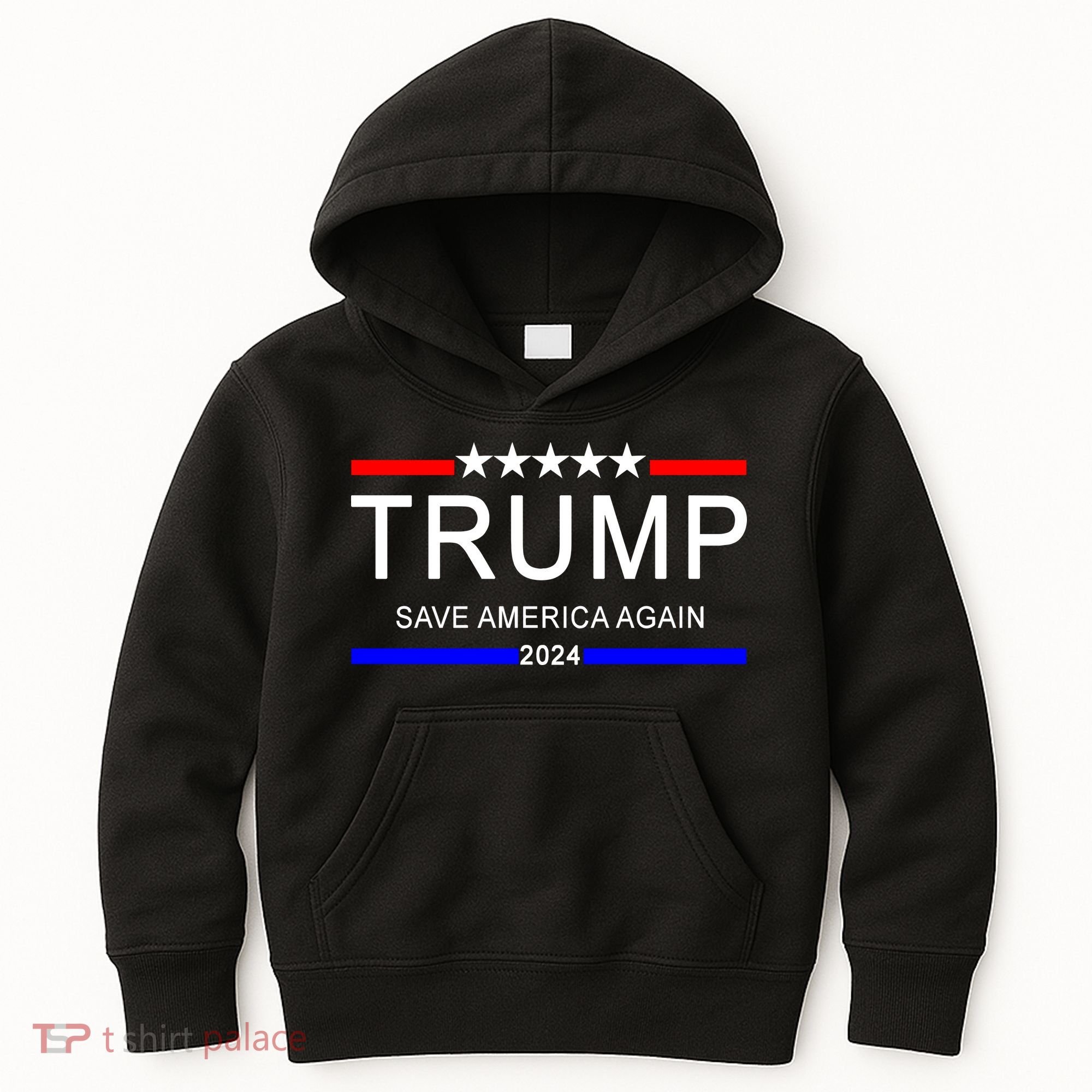 Trump 2024 Save America Kids Hoodie