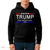 Trump 2024 Save America Kids Hoodie thumb 4