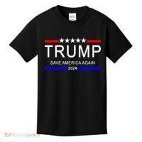 Trump 2024 Save America Kids T-Shirt thumb 0