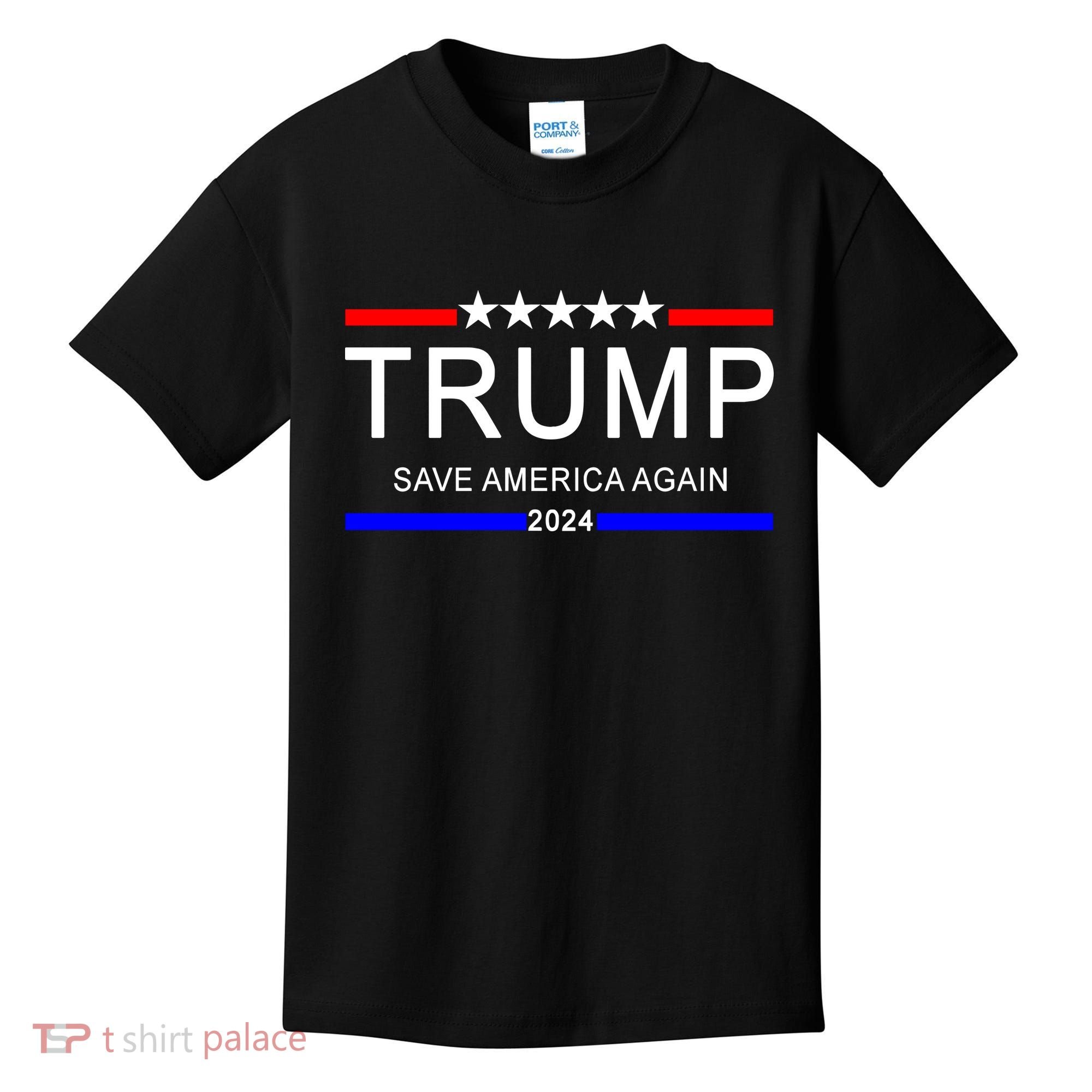 Trump 2024 Save America Kids T-Shirt