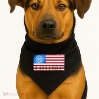 Trump 45 Betsy Ross 13 Original Colonies Flag USA-Made Doggie Bandana thumb 1