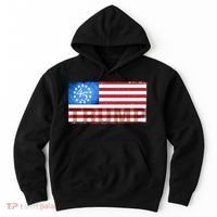 Trump 45 Betsy Ross 13 Original Colonies Flag Hoodie thumb 0