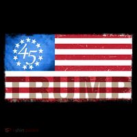 Trump 45 Betsy Ross 13 Original Colonies Flag Long Sleeve Shirt thumb 2