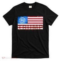 Trump 45 Betsy Ross 13 Original Colonies Flag T-Shirt thumb 0