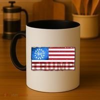 Trump 45 Betsy Ross 13 Original Colonies Flag Coffee Mug thumb 4