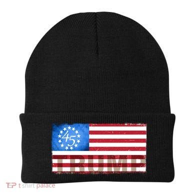 Trump 45 Betsy Ross 13 Original Colonies Flag Beanie