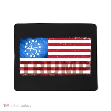 Trump 45 Betsy Ross 13 Original Colonies Flag Mousepad