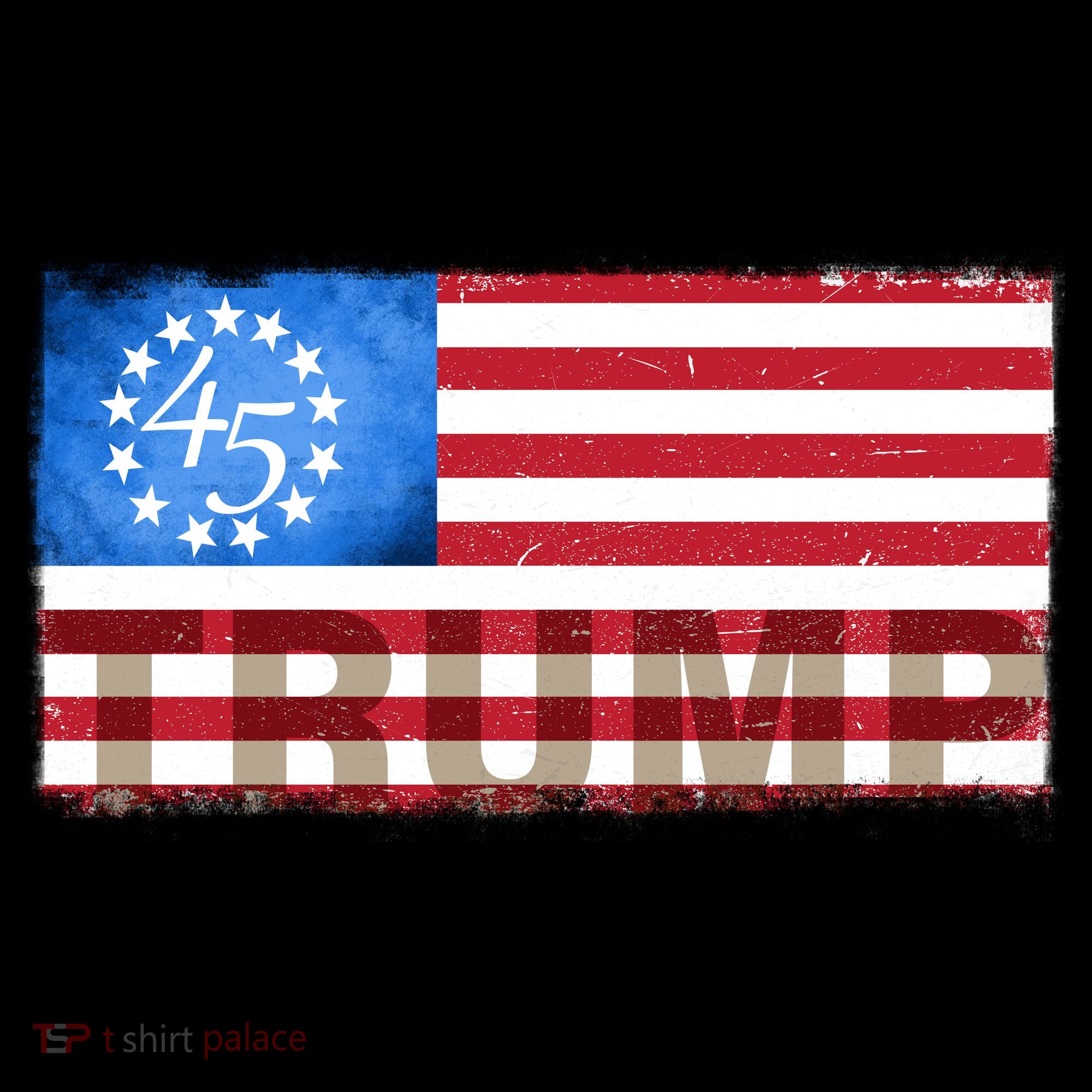 Trump 45 Betsy Ross 13 Original Colonies Flag Women's Tank Top