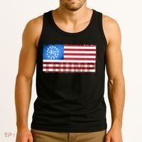 Trump 45 Betsy Ross 13 Original Colonies Flag Tank Top thumb 3
