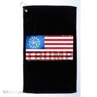 Trump 45 Betsy Ross 13 Original Colonies Flag Golf Towel thumb 0