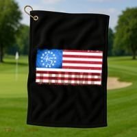Trump 45 Betsy Ross 13 Original Colonies Flag Golf Towel thumb 1
