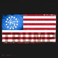 Trump 45 Betsy Ross 13 Original Colonies Flag Toddler T-Shirt thumb 4