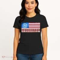 Trump 45 Betsy Ross 13 Original Colonies Flag Women's T-Shirt thumb 4