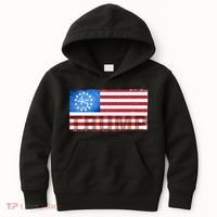 Trump 45 Betsy Ross 13 Original Colonies Flag Kids Hoodie thumb 0
