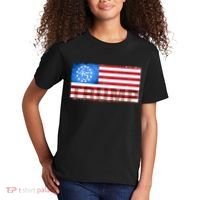 Trump 45 Betsy Ross 13 Original Colonies Flag Kids T-Shirt thumb 2