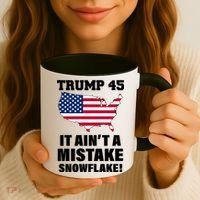 Trump 45 It Ain't A Mistake Snowflake Coffee Mug thumb 3