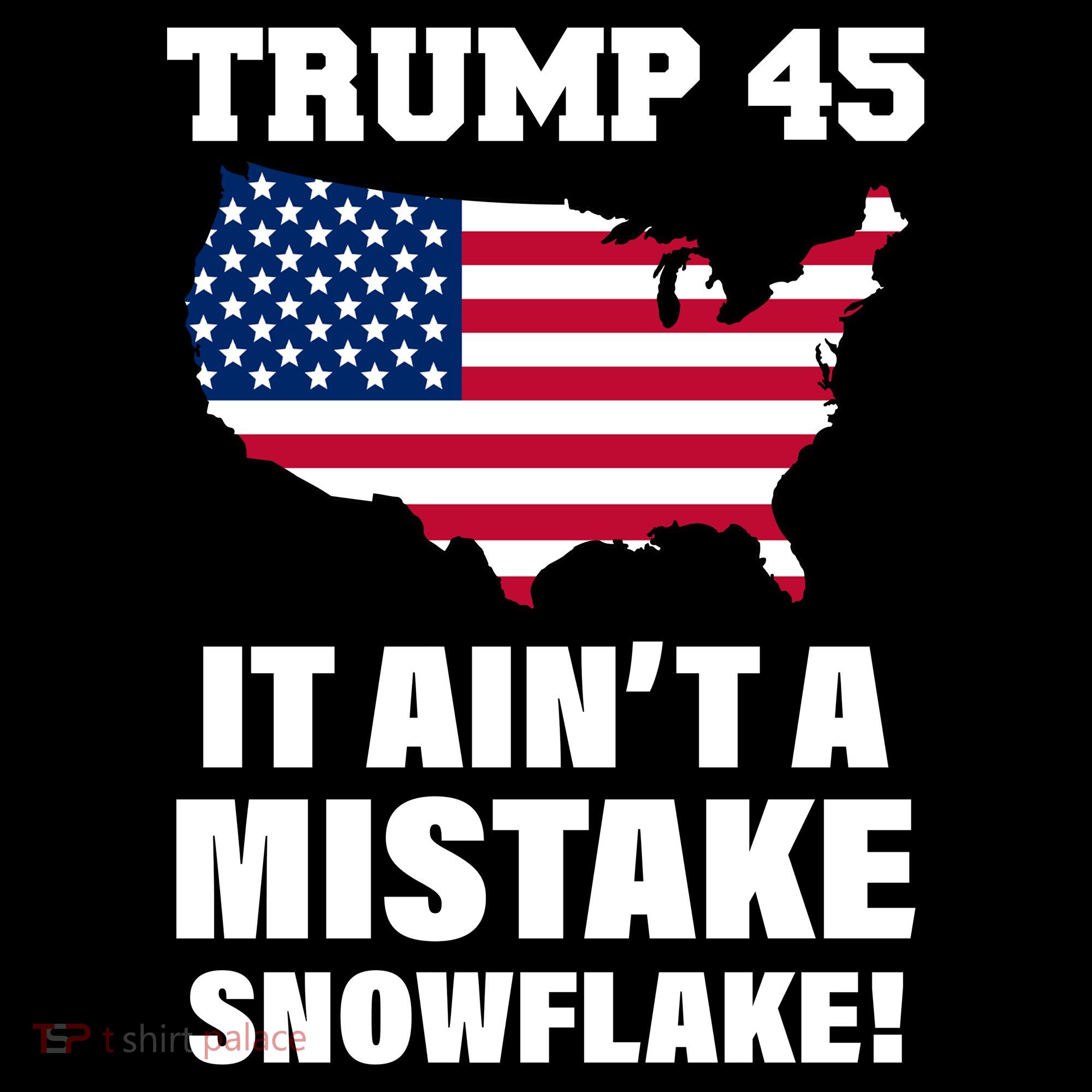 Trump 45 It Ain't A Mistake Snowflake Women's Hoodie