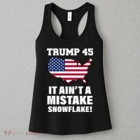 Trump 45 It Ain't A Mistake Snowflake Women's Tank Top thumb 3