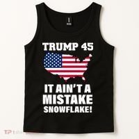 Trump 45 It Ain't A Mistake Snowflake Tank Top thumb 2