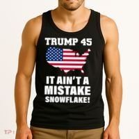Trump 45 It Ain't A Mistake Snowflake Tank Top thumb 3