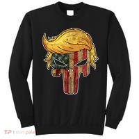 Trump American Skull Golden Hair Sweatshirt thumb 0