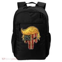 Trump American Skull Golden Hair Backpack thumb 0
